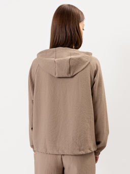 Худи женское в кофейном оттенке кофе 302832 - Mark formelle фото 4