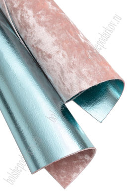 Двусторонний материал А4 (5 листов) SF-6152, светло-розовый/голубой №1/6 - Больше подарков фото 2