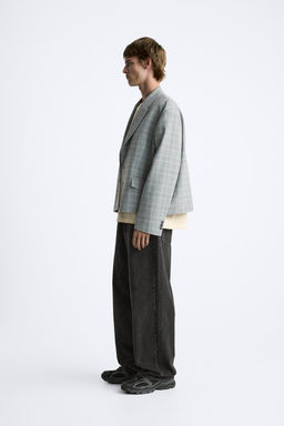 OVERSIZE FIT CHECK BLAZER - Zara фото 12