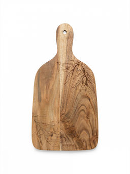 Доска разделочная с узором 35x18,5x1,5 коричневый дерево акации - Denastia фото 2