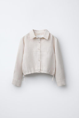 FLOWING TIE-DETAIL SHIRT - Zara фото 3