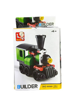 УЦЕНКА. Конструктор SLUBAN 54 дет. "BUILDER. Паровоз" (М38-В0598B) в МЯТОЙ коробке