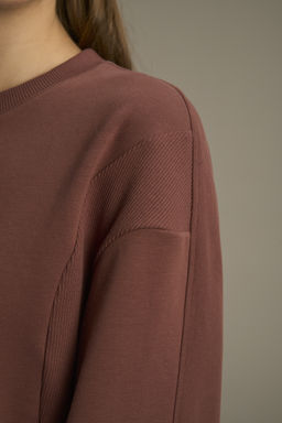 Свитшот утепленный Коричневый