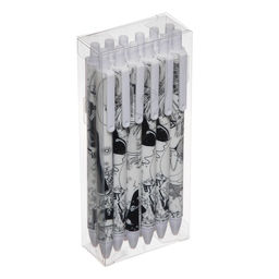 Цена за 12 шт. Ручка гелевая автоматическая чёрная Комикс-аниме МИКС - Calligrata фото 5