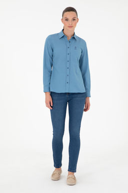 Женские темно-синие джинсовые брюки Неожиданная скидка в корзине - U.s. polo assn фото 3