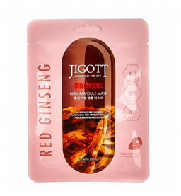 Ампульная тканевая маска с экстрактом красного женьшеня - Red Ginseng Real Ampoule Mask, 27 мл