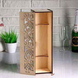 Коробка для вина с ромашками 38*11*11 см - Дарим красиво фото 3