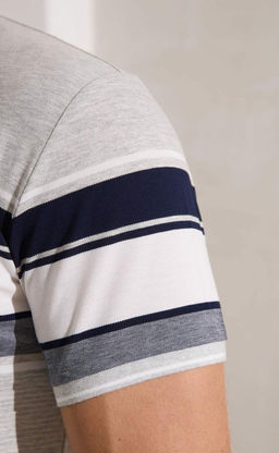 Футболка-поло F411-07-5174 grey melange - Fine joyce фото 5