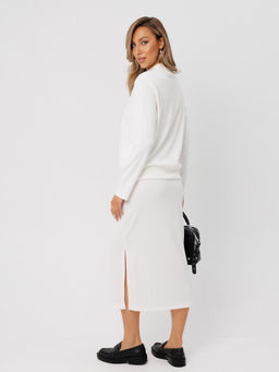 Костюм женский К-242 (лапша Софт г/к) Темно-серый - Elenatex фото 31