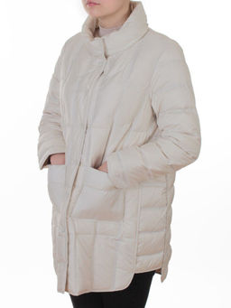 8811 MILK Куртка пуховая облегченная женская (утиный пух) - Fashion фото 5