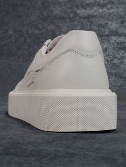 05-PDD166-1 BEIGE Кроссовки женские (натуральная кожа)