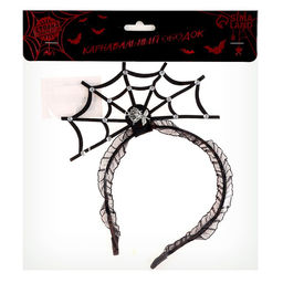 Ободок для волос карнавальный «Паутина»