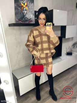 Женские двойки (кофта и юбка)