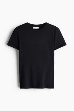 Camiseta entallada de modal - H&m фото 2