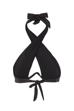 TRENDYOLMILLA Ekru Balkonet Ters V Balenli Bikini Ustu TBESS22BU0203 фото 11