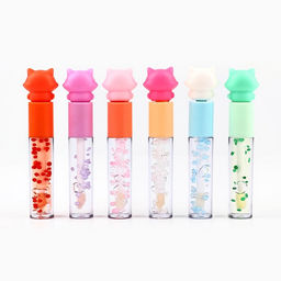 Блеск для губ «Кошечка» для девочек, тон прозрачный, 8 мл МИКС