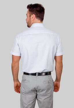 Сорочка мужская короткий рукав GREG 121/109/1256/Z/1  фото 6