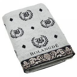 "Missoni-3027" Полотенце махровое 70х140см, плотность 375гр/м2, 100% хлопок, серый, Bolangde (Китай)