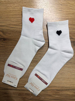 BK1007 Носки, 1 пара БЕЛЫЙ