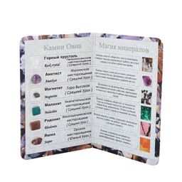 Коллекция минералов на открытке, Овен