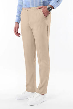TRENDYOL MAN Siyah Slim Fit Beli Baglama Detayl? Lastikli Kumas Dokuma Pantolon TMNAW25PL00027 - Trendyolmilla фото 7