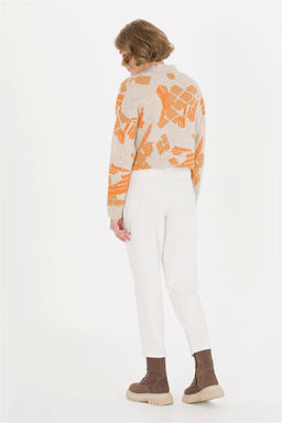 Женские трикотажные брюки цвета экрю Неожиданная скидка в корзине - U.s. polo assn фото 4