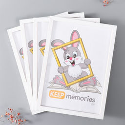 Набор фоторамок для фото 21×30 см Keep memories «Формат», 4 шт., белый, (пластиковый экран)