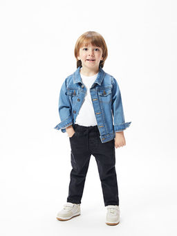 Beli Lastikli Basic Erkek Bebek Jean Pantolon - Waikiki фото 3