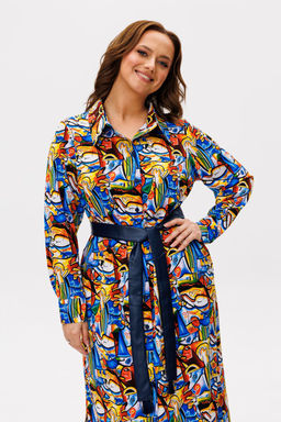 Платье ANELLI 1341 пикассо  фото 2