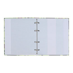 Тетрадь на кольцах A5, 120 листов в клетку, Calligrata «Авокадо»