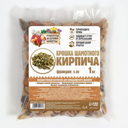 Крошка шамотного кирпича Рецепты дедушки Никиты, фр 5-20, 1 кг