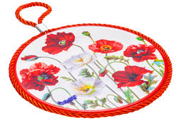 Подставка п/горячее 17*17*1 см Маки, круг - Elan gallery фото 7