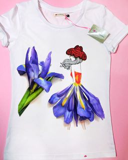 Эксклюзивная футболка Yana Pletneva упаковка плотный Zip пакет!