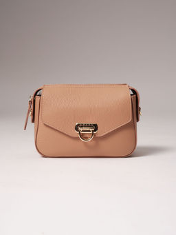 Сумка через плечо Azaro 3684 бежевая нуга