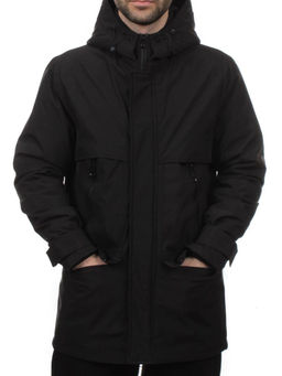 8891 BLACK Куртка мужская зимняя облегченная (130 гр. холлофайбер) - Fashion фото 2