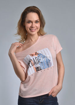 Футболка женская СТАЙЛ (светло розовый №2 ) - Ивановская трикотажная компания фото 2