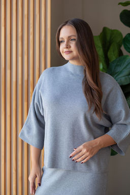 Костюм МК-627 серый - Took a look фото 4