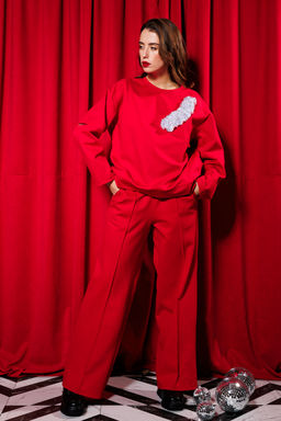 Брюки NIKVA н434 алый