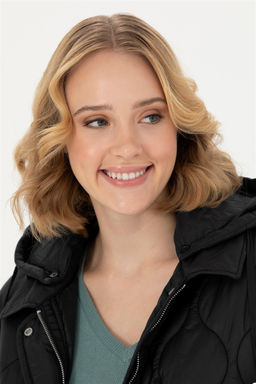 U. S. Polo Assn Женское черное пальто - U.s. polo assn фото 2