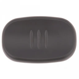 Мыльница настольная пластмассовая "Scandi" 13х8х2см, серый, Econova (Россия)