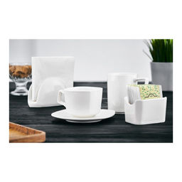 Салфетница на стол Walmer Savanna, 13 см, цвет белый  фото 2