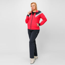 RODOS Спортивный костюм женский весна/лето М-172/1 Ментол/Синий  фото 41