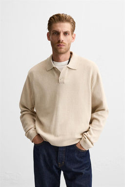 COTTON KNIT POLO SHIRT - Zara фото 10