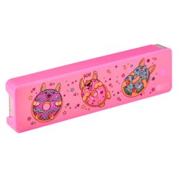 Пенал школьный, арт.57958/ 50 КОГРИ ПОНЧИКИ 20х5.5х2.2 см, АБС-пластик, полистирол, полиэтилентерефт