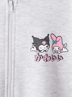 Kap??onlu Hello Kitty Bask?l? K?z ?ocuk Sweatshirt - Waikiki фото 2