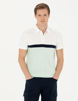 Ye_il Slim Fit Polo Yaka T-shirt