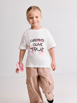 ACOOLA / Футболка детская для девочек Klarita белый  фото 3