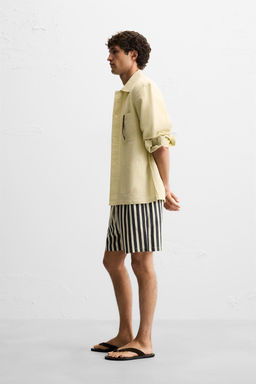 JACQUARD TEXTURED BERMUDA SHORTS - Zara фото 4