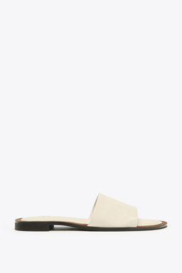 SOFT LEATHER SLIDES - Zara фото 2