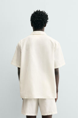 POLO REGULAR FIT C??AMO - ALGOD?N / Blanco - Zara фото 3